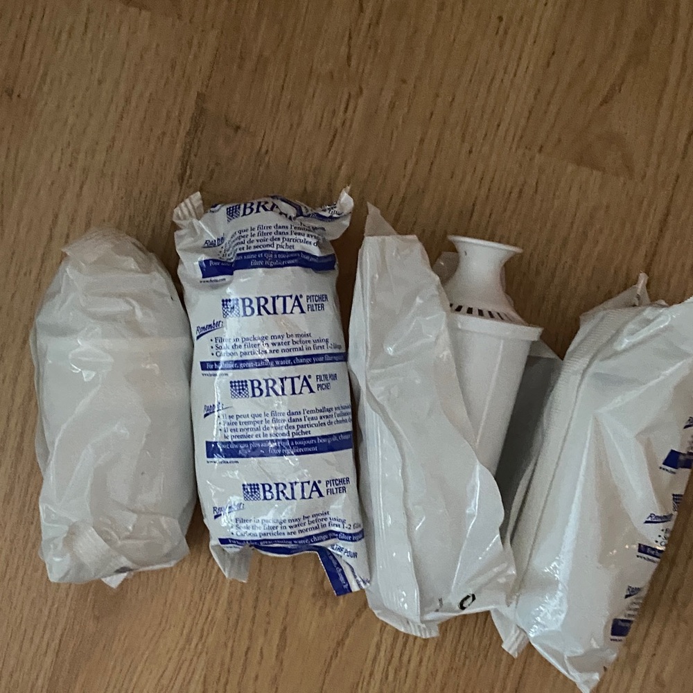 New Brita White  pitcher Filter Pack of 4